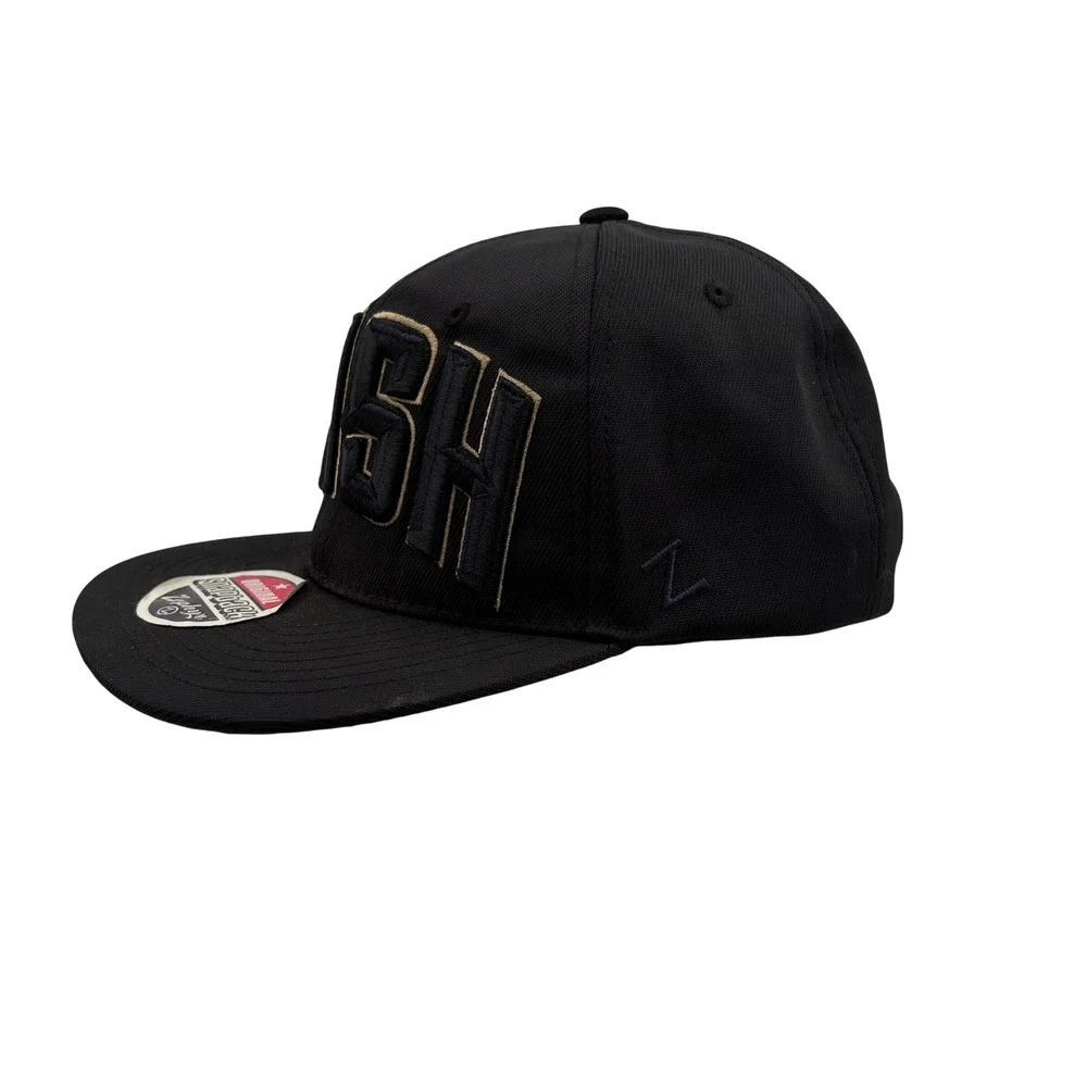 Zephyr Hat Men OS Black Notre Dame Fighting Irish Snapback Flat Bill Embroidered